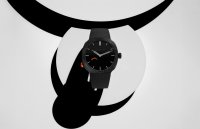 Dit horloge wind je op met een Reebok Pump-knop
